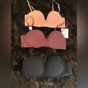 Jason Wu Women's Intimates in Pink, Burgundy, and Black 36C NWT Wirefree I